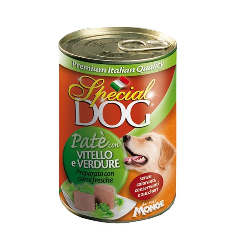 Special Dog Pat&eacute; per cani adulti con Vitello e Verdure 400 gr