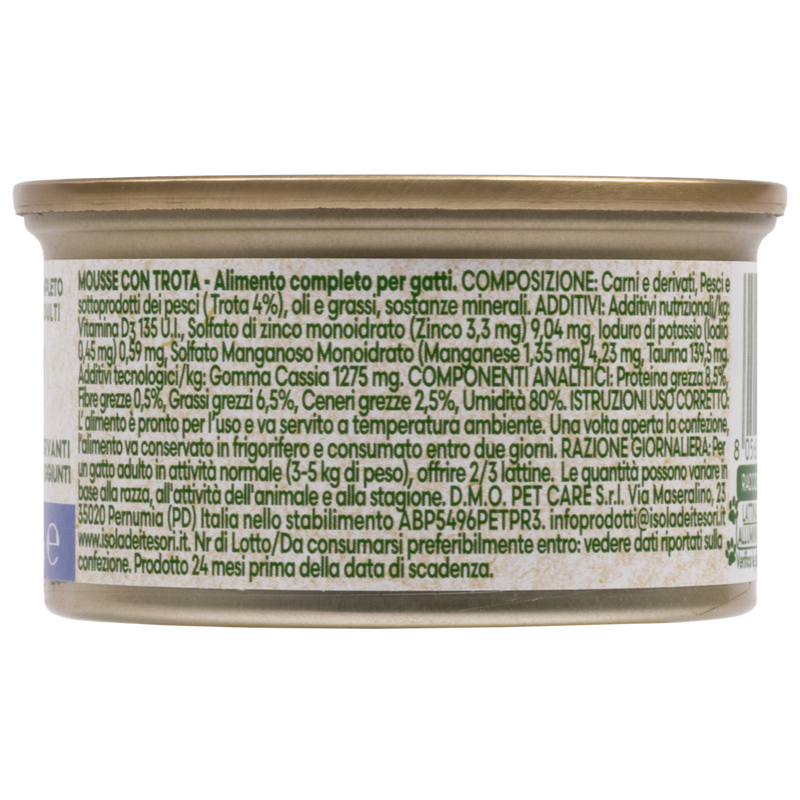 Naturalpet Cat Adult Mousse con Trota 85 gr
