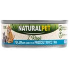 Naturalpet Cat Adult Steril I rag&ugrave; Pollo con cubetti di prosciutto cotto 85gr