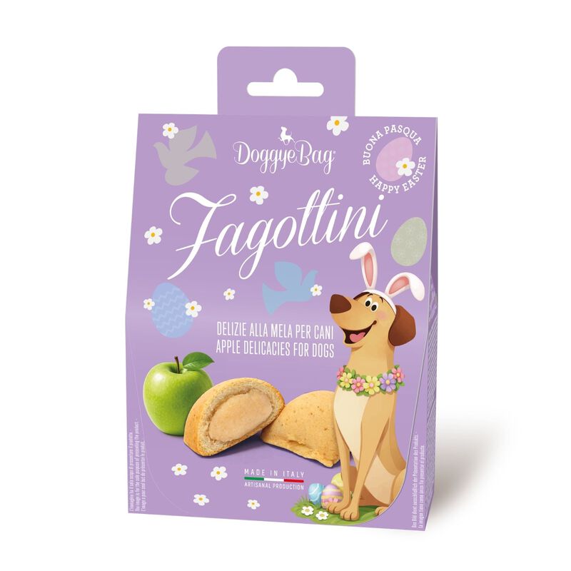 DoggyeBag Fagottini per Cani con Purea di Mela 110 gr
