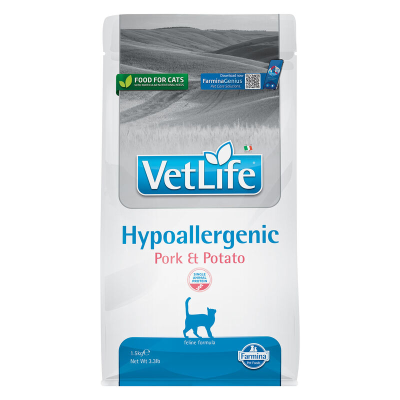 Farmina Vet Life Cat Hypoallergenic Maiale e Patate 1,5 Kg