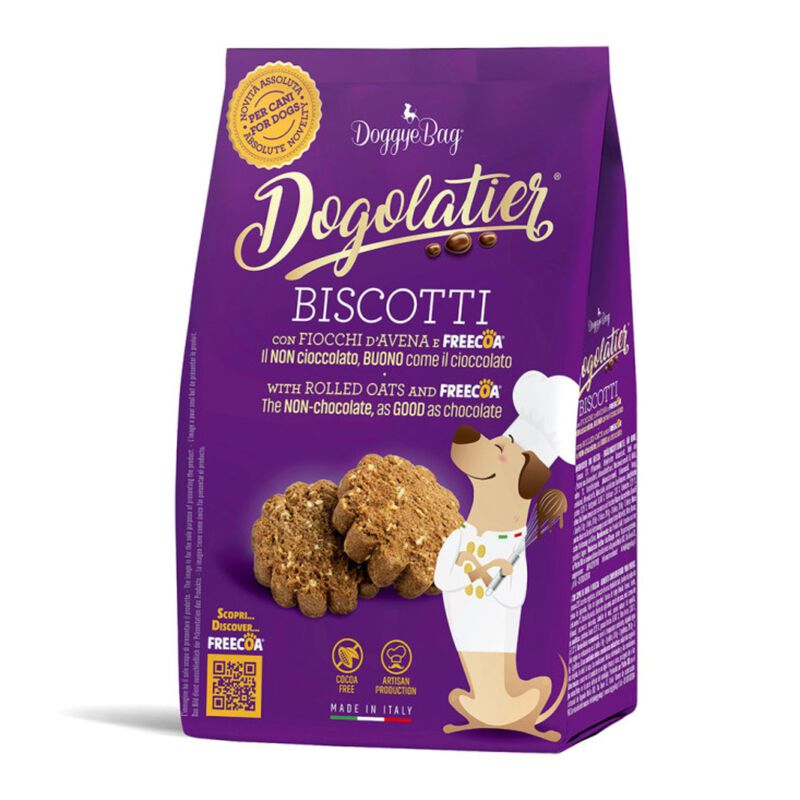 DoggyeBag Dogolatier Biscotti con fiocchi d'avena e freecoa 180 gr