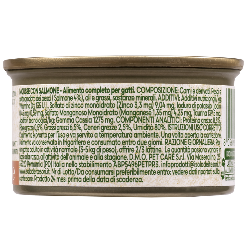 Naturalpet Cat Adult Mousse con Salmone 85 gr