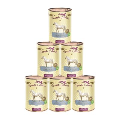 Terra Canis Dog Classic Cavallo con Amaranto, Pesca e Barbabietola 400 gr