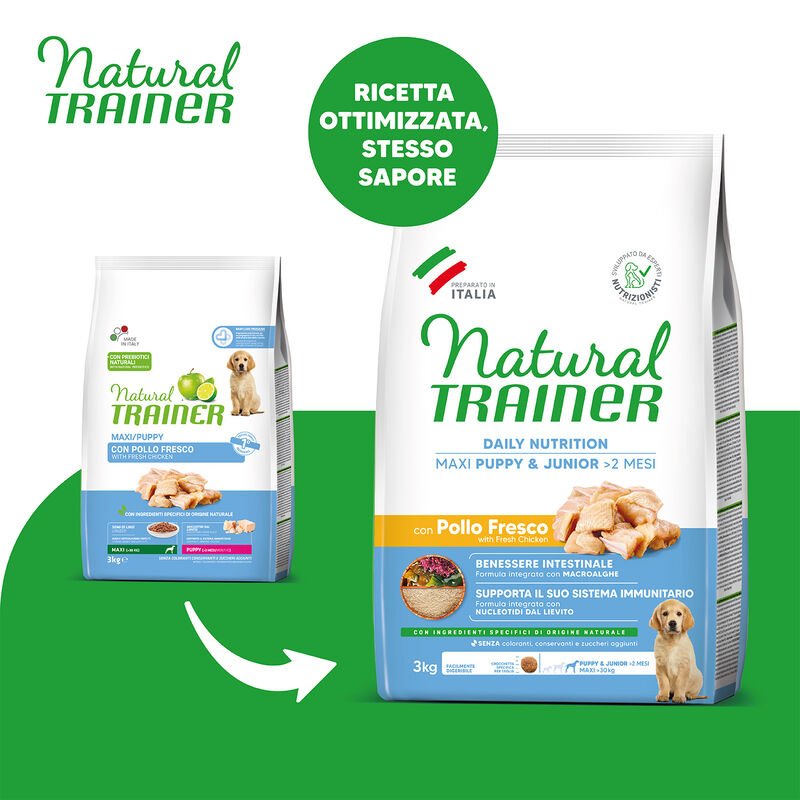 Natural Trainer Dog  Maxi Puppy Pollo Fresco 12 kg