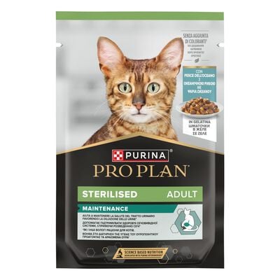 Purina Pro Plan Maintenance per gatti adulti sterilizzati Pesce Bianco 85 gr