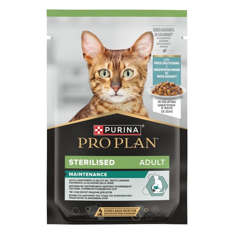 Purina Pro Plan Maintenance per gatti adulti sterilizzati Pesce Bianco 85 gr