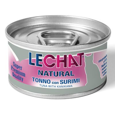 Le Chat Natural per gatti adulti Sfilaccetti con Tonno e Surimi 80 gr