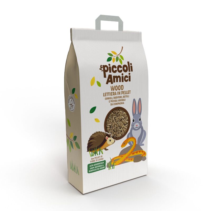 Piccoli Amici Lettiera in Pellet Wood 5 kg