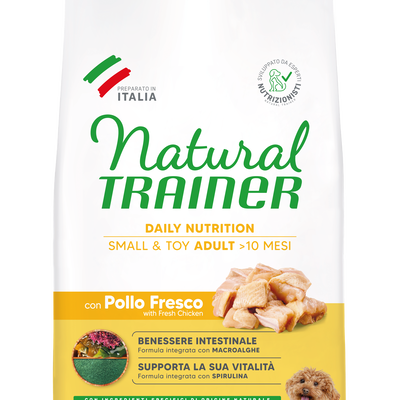 Natural Trainer Dog  Small & Toy Pollo e Riso 7 kg