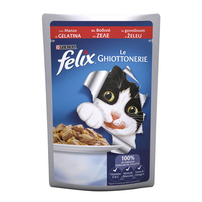 Felix Le Ghiottonerie Cat Adult Con Manzo 85 gr