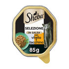 Sheba Cat Selezioni in Salsa Vitello e Tacchino 85 gr image number 0