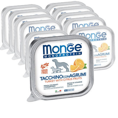 Monge Monoprotein Dog Adult Paté Tacchino con Agrumi 150 gr