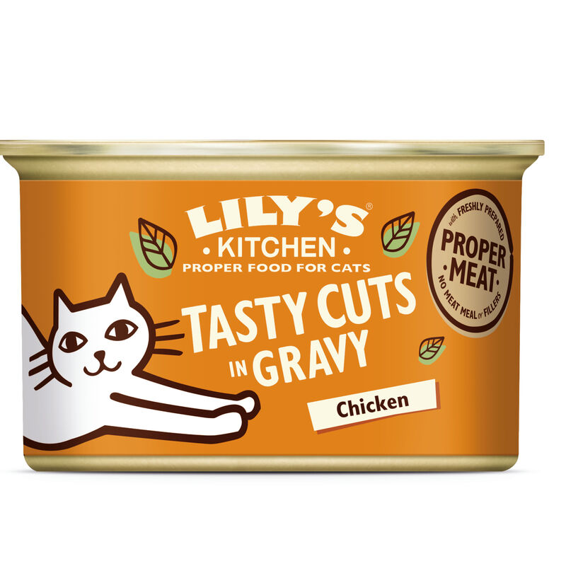 Lily's Kitchen Cat Adult Tasty Cuts Chicken bocconi di Pollo 85 gr
