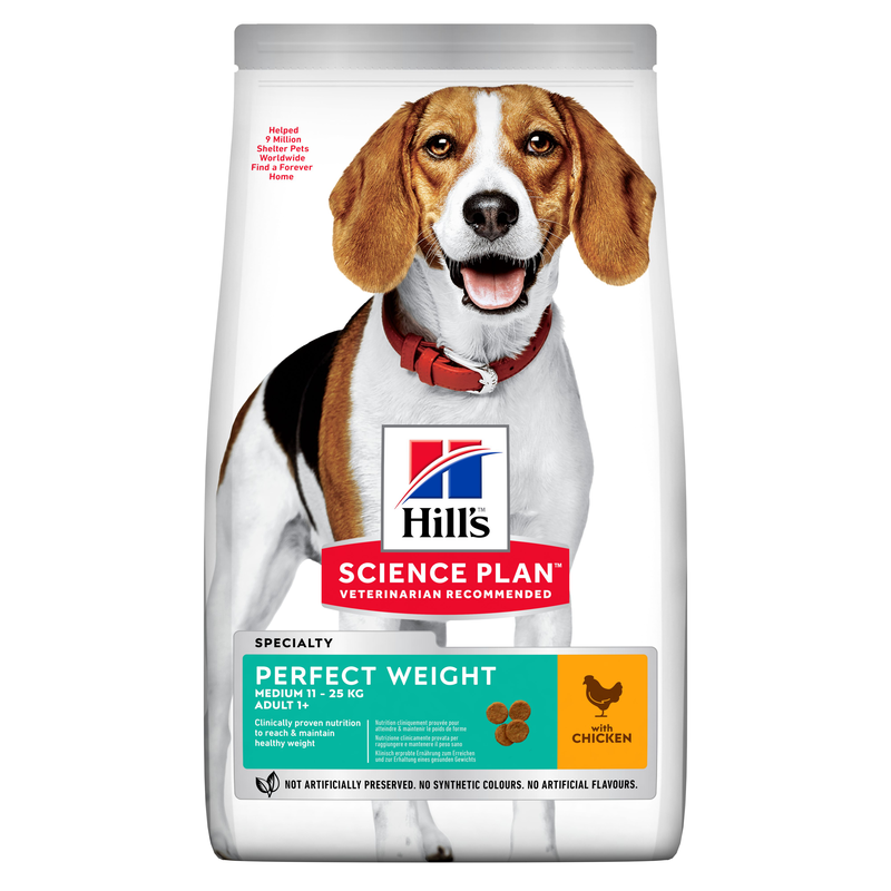 Hill's Science Plan Dog Perfect Weight Medium con Pollo 2 kg