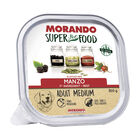 Morando Superpetfood Dog Adult Medium paté con Manzo 300 gr image number 0