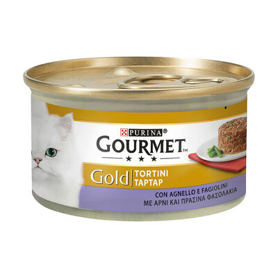 Gourmet Gold Tortini Cat Adult con Agnello e Fagiolini 85 gr