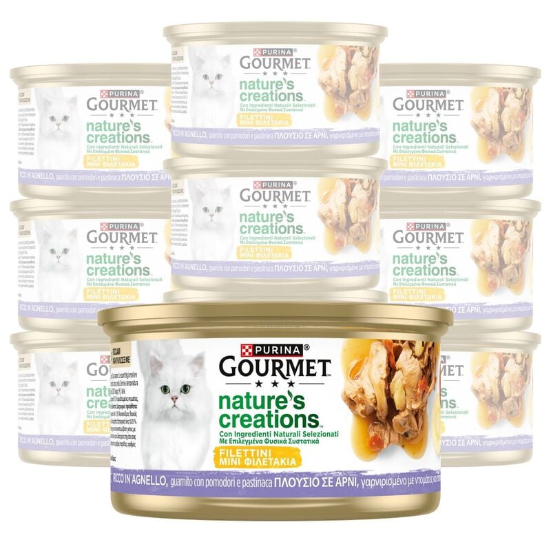 Gourmet Nature's Creations Cat Adult all'Agnello con pomodori e pastinaca 85 gr