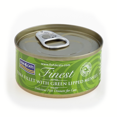 Fish4Cats Finest Cibo Umido per gatti Tonno e molluschi 70 gr