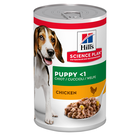 Hill's Science Plan Dog Puppy con Pollo Lattina 370 gr