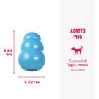 Kong Gioco da mordere per cuccioli M Blu 1 pz