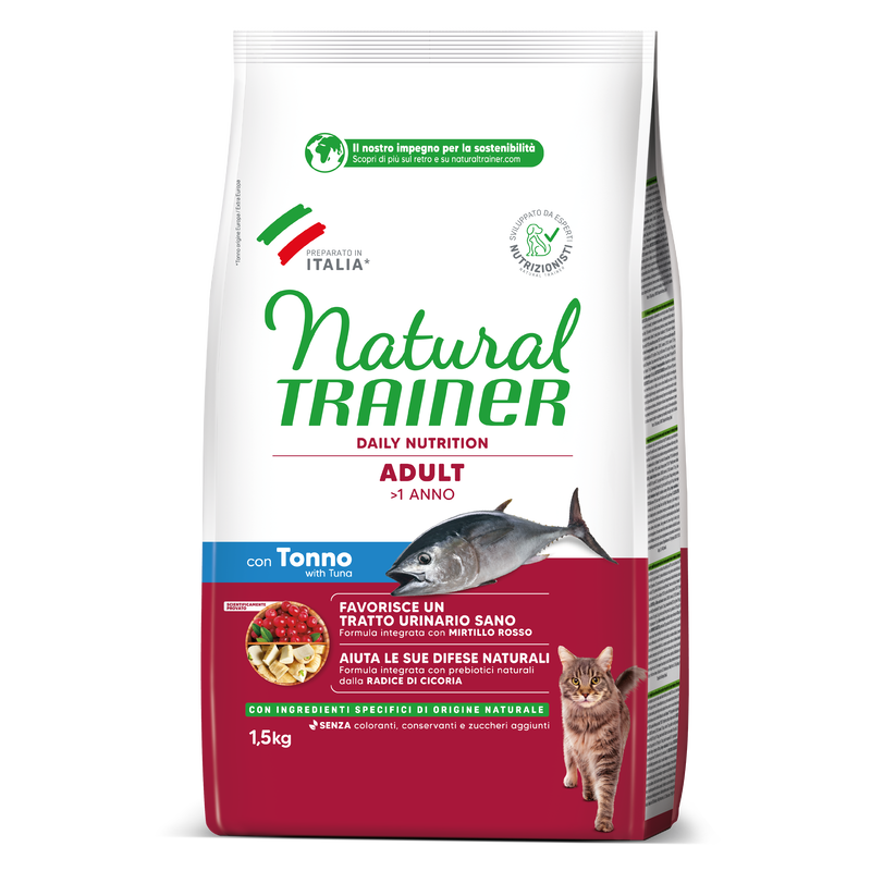 Natural Trainer Cat Adult con Tonno 1,5 kg