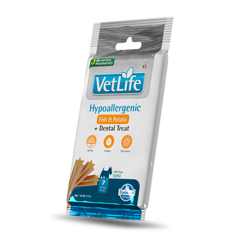 Farmina Vet Life Dental Treat Hypoallergenic Fish&Potato Mini 60 gr
