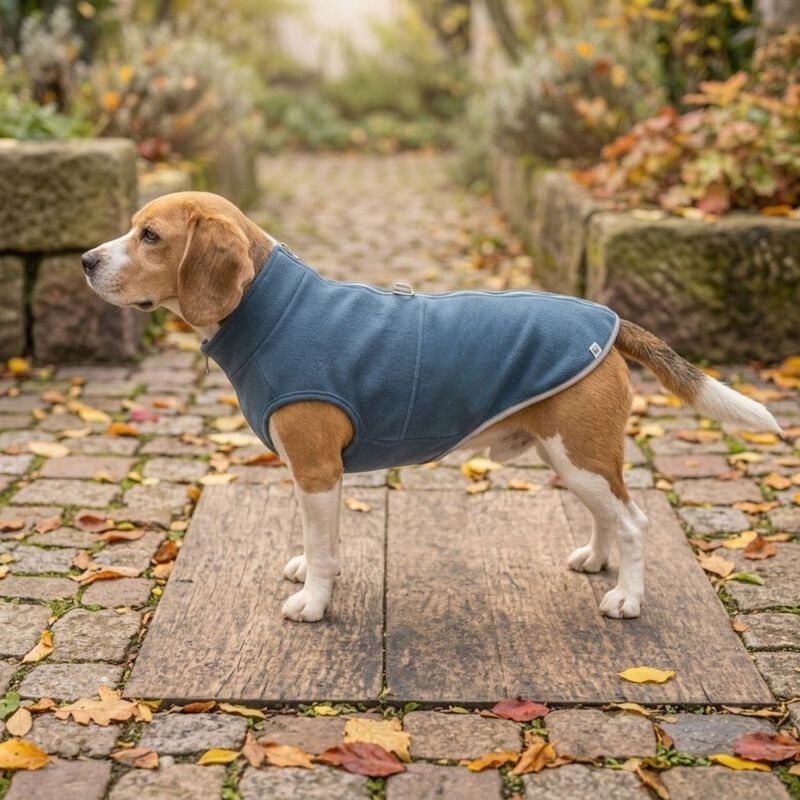 Croci Smooth Pile per cani Tg. 45 Blu