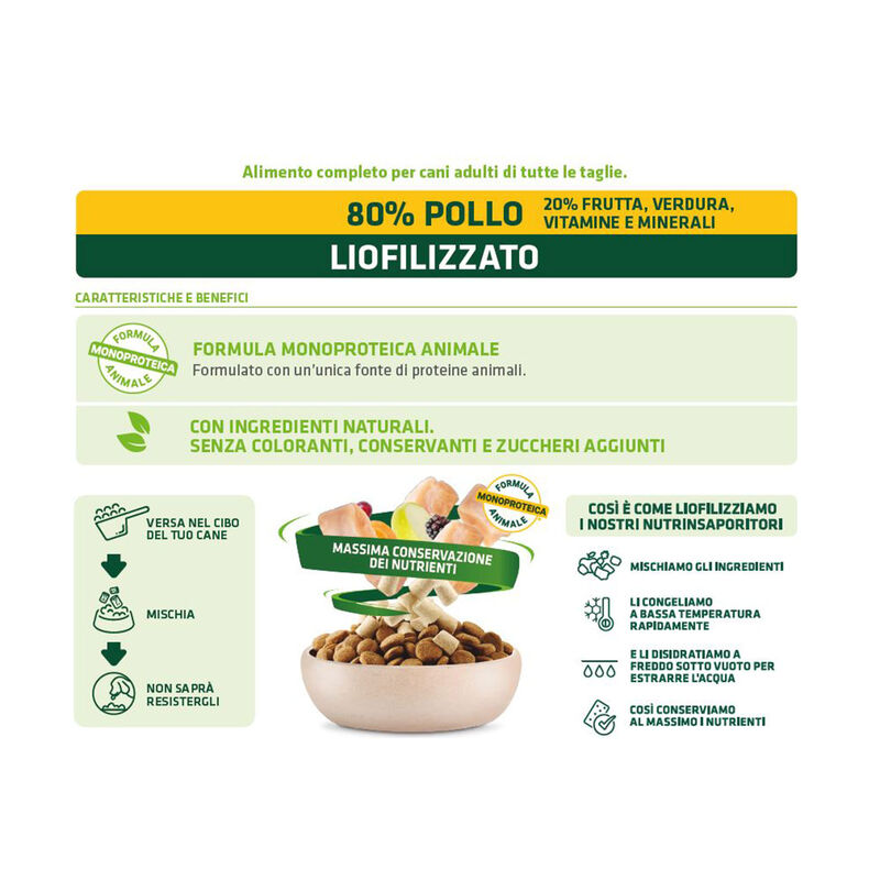 Natural Trainer Freeze Dried Nutrinsaporitore Pollo 120g