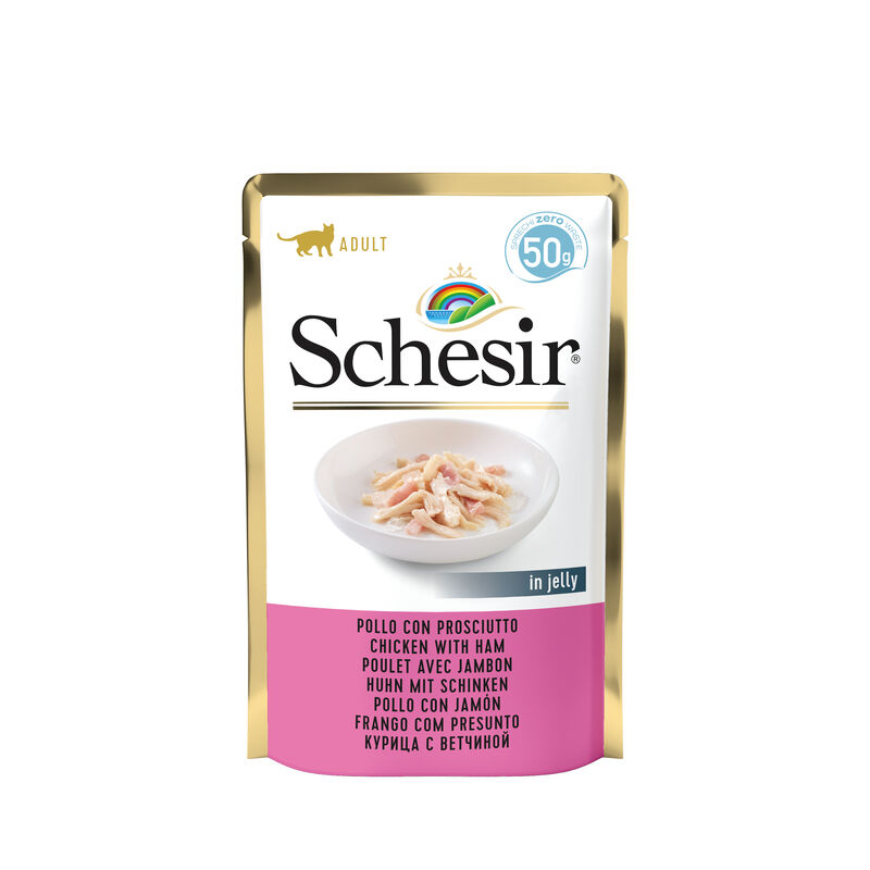 Schesir Cat Filetti di Pollo con Prosciutto 50 gr