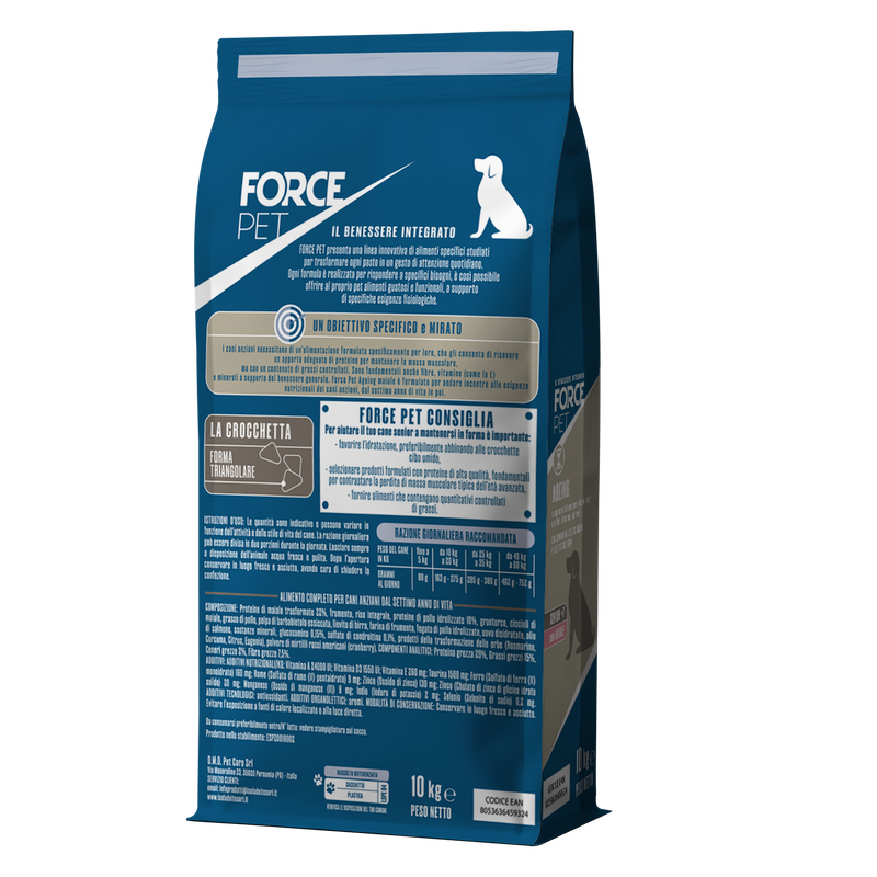 Forcepet Dog Senior + 7 anni Ageing con maiale 10kg
