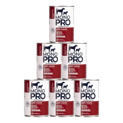 Monopro Dog Adult All breeds pat&egrave; Manzo 400 gr