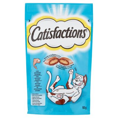 Catisfactions Snack Cat Salmone 60 g
