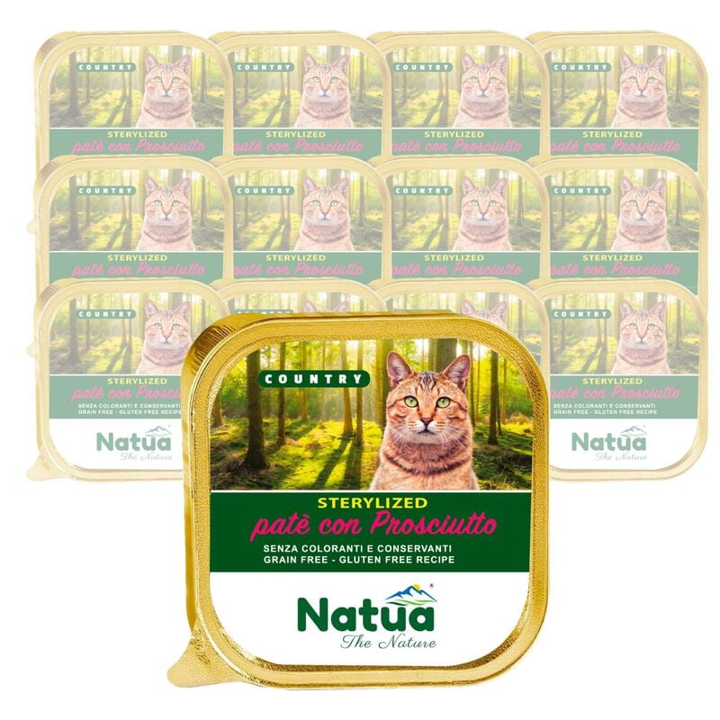 Natua Country Cat Adult Sterilised Prosciutto 100 gr