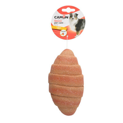 Camon Gioco Croissant in lattice con squeaker per cani 16 cm