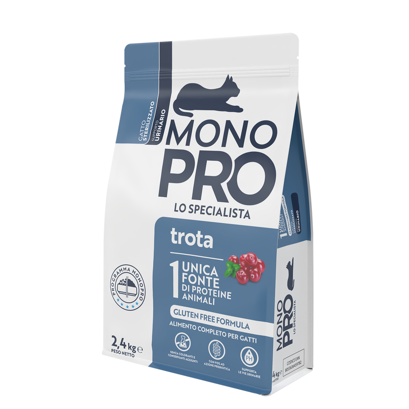 Monopro Cat Sterilised Trota 2,4 kg