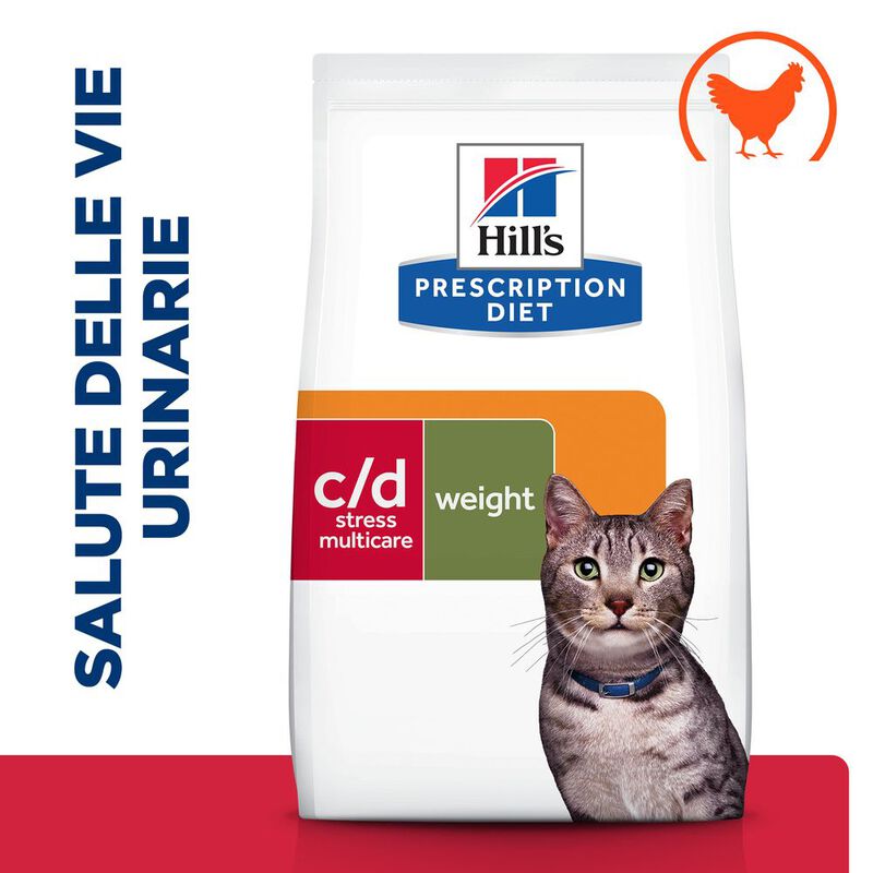 Hill's Prescription Diet Cat c/d Multicare Stress + Metabolic con Pollo 1,5 kg