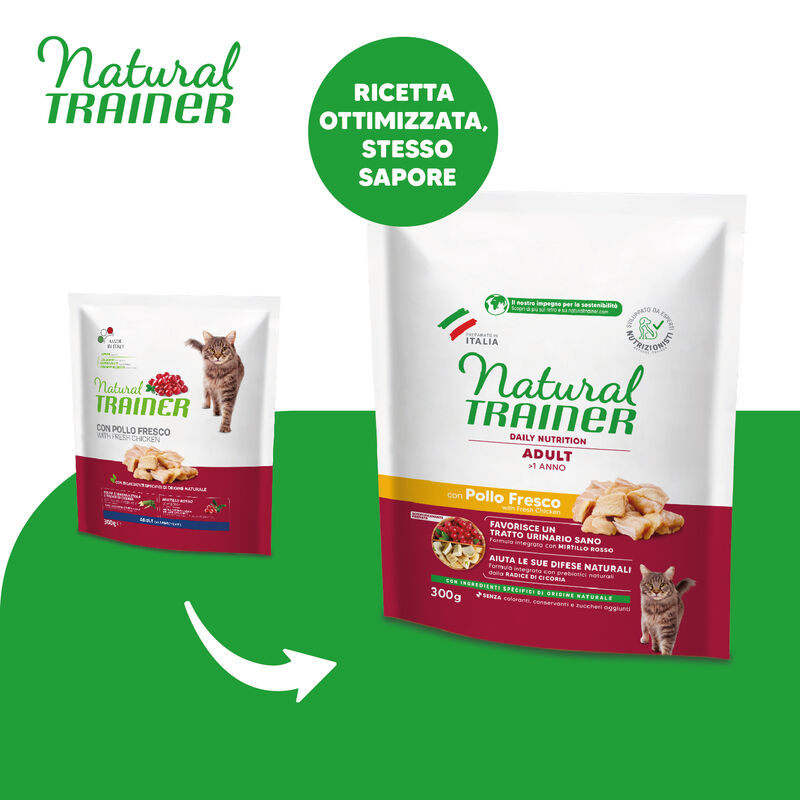 Natural Trainer Cat Adult al Pollo 300 gr