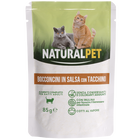 Naturalpet Cat Adult Bocconcini in salsa con Tacchino 85gr