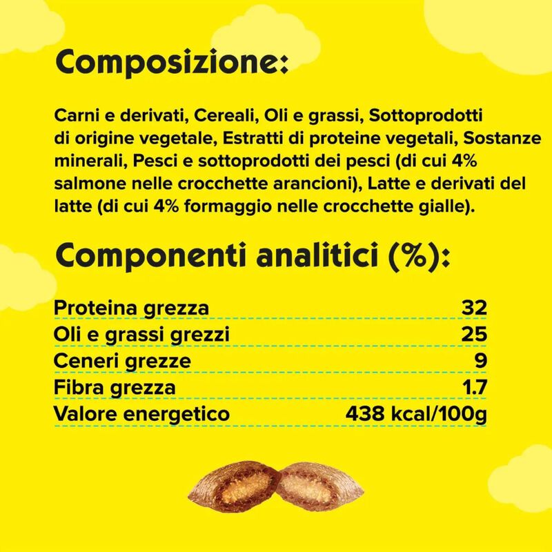 Catisfactions Snack per Gatto con Salmone e Formaggio 60 gr