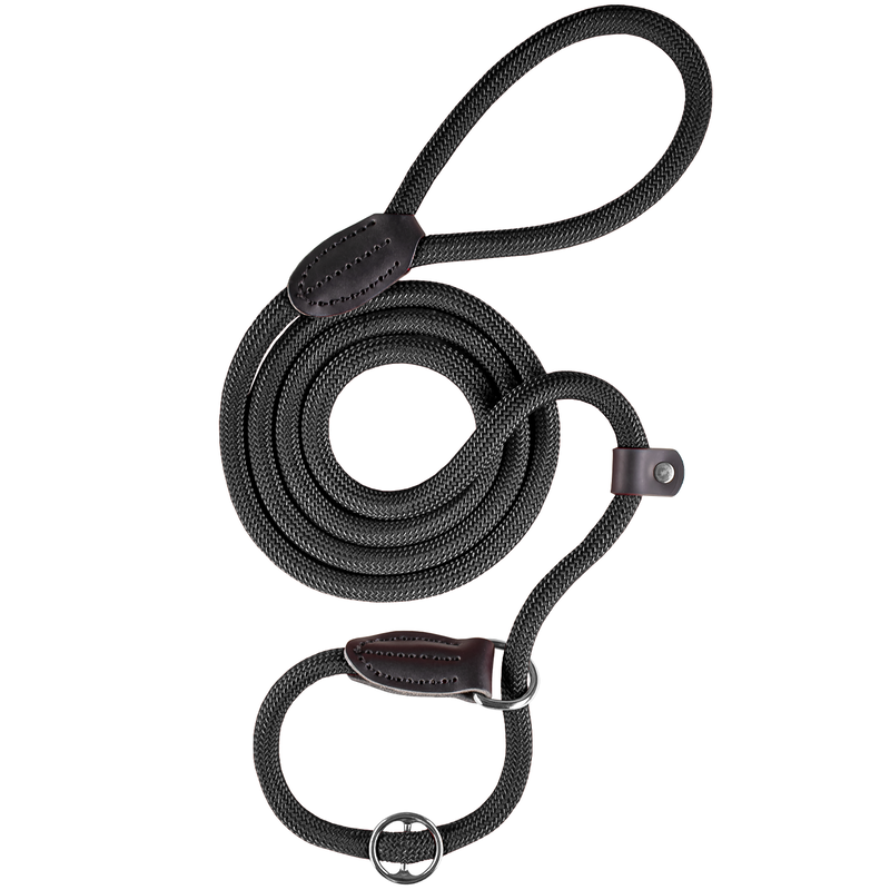 Petup Guinzaglio a strangolo in corda 11x1750 mm Nero