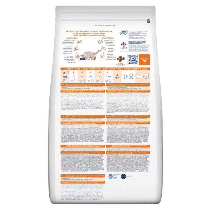 Hill's Prescription Diet Cat c/d Multicare Stress Pesce 8 kg