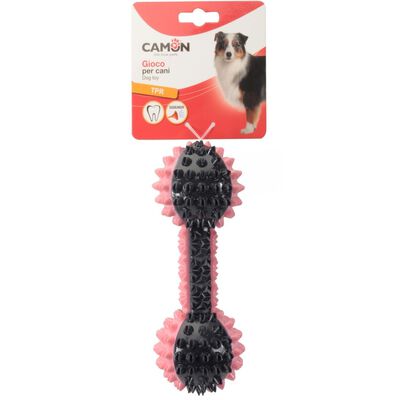 Camon Gioco Cane Manubrio in TPR con Punte e Squeaker