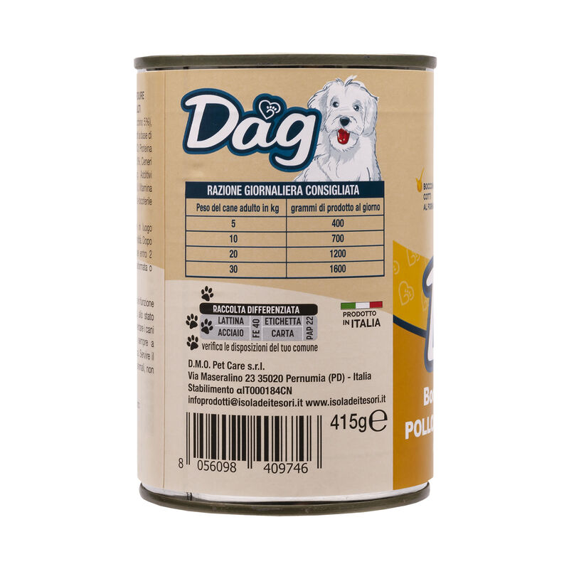 Dag Dog Adult All Breeds Pollo tacchino e verdure 415 gr