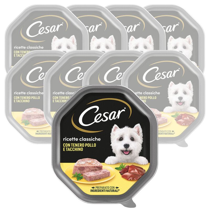 Cesar Dog Ricette Classiche Pollo e Tacchino 150 gr
