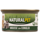 Naturalpet Cat Adult Mousse con Coniglio 85 gr