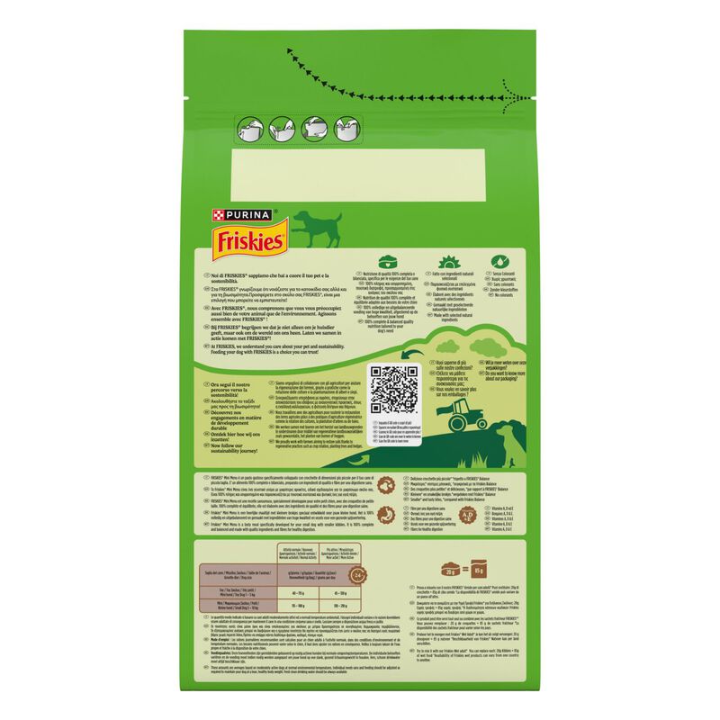 Friskies Dog Adult Mini Menu con Manzo e Verdure 1,5 kg