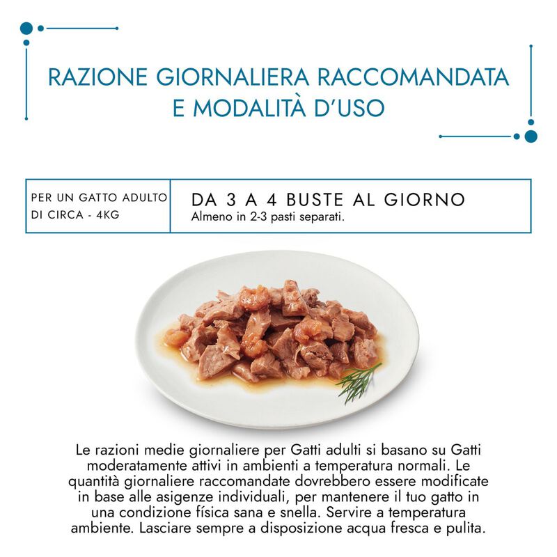 Gourmet Perle Cat Adult con Pesce dell'Oceano e Gamberetti 85 gr