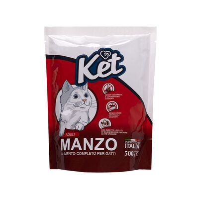 Ket Cat Adult All breeds Manzo 500 gr