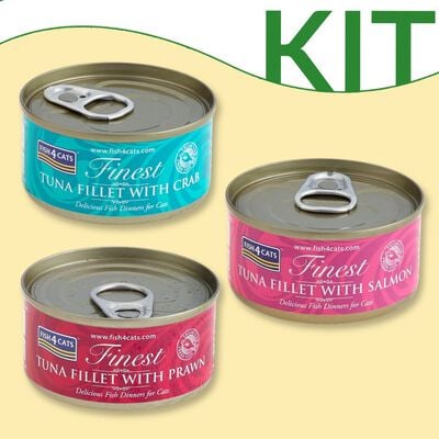 Kit Degustazione Fish4cats Finest cat adult 70 gr
